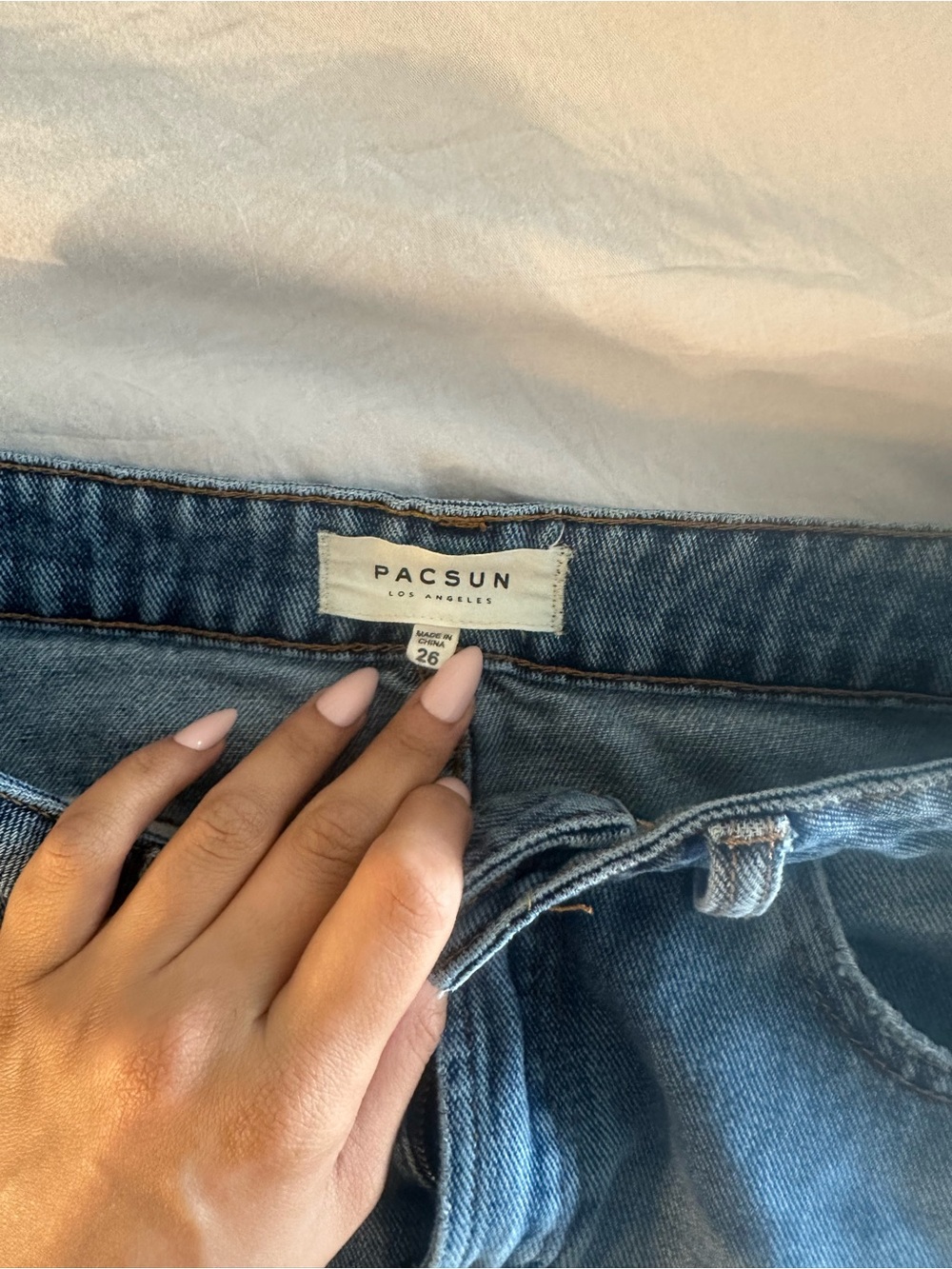 PacSun Women's Light Blue Denim Jeans